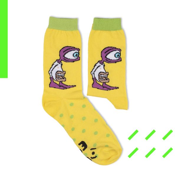 SocksArt - Massimiliano Azzarà  Zot19    "Eye"   Calze d'Autore Artefrontale