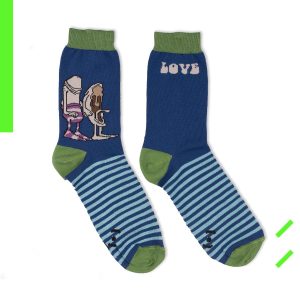 SocksArt - Massimiliano Azzarà  Zot19    "Love"   Calze d'Autore Artefrontale