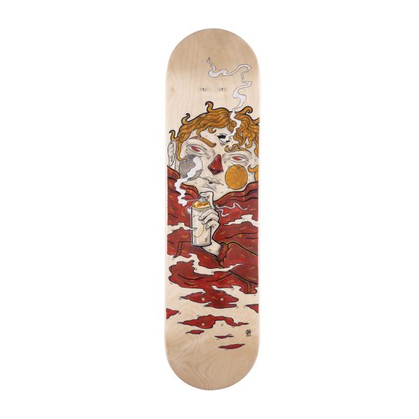 Skateboard skateART ATTILIO SPAGNUOLO "IL MIO VIAGGIO" - immagine 2