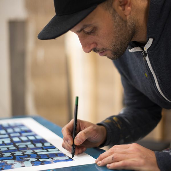 Raul33 “Nomadic Dance Blue Hand Finished”- "Retouchè" - immagine 5