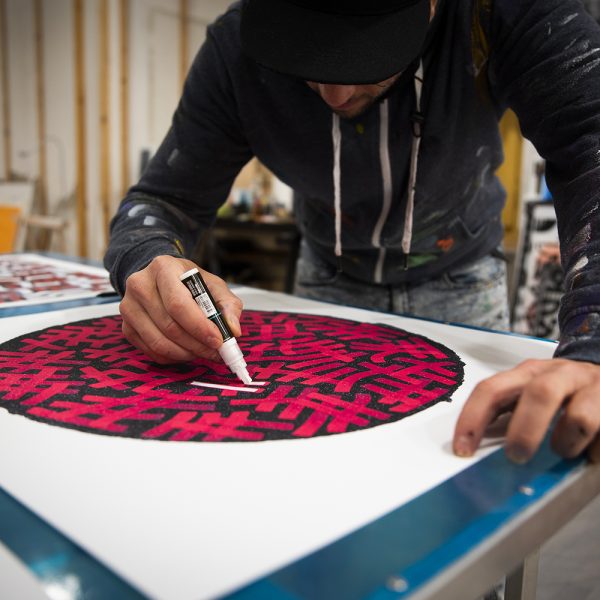 Raul33 “Universal Cosmic Dance Red Hand Finished"- "Retouchè" - immagine 3
