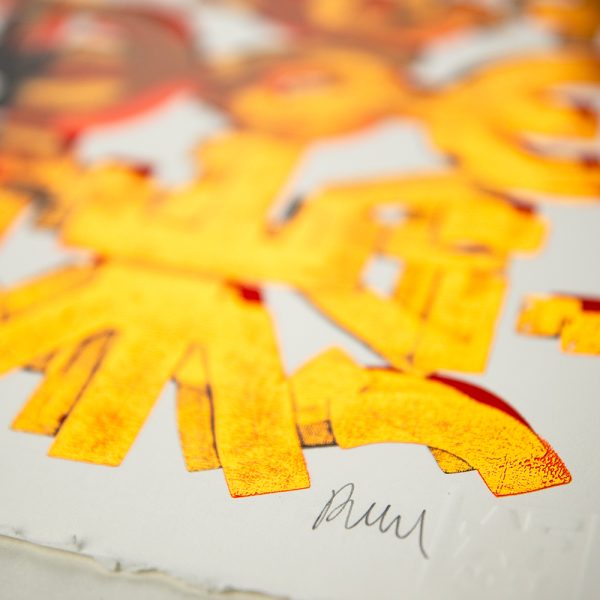 Raul33 "UNIVERSAL LOVE ROSE GOLD ORANGE" - immagine 3