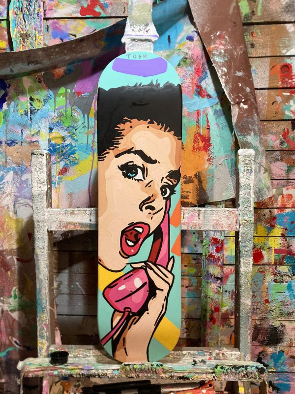 Skateboard skateART ANDREW TOSH "PRONTO POLIZIA?" - immagine 3