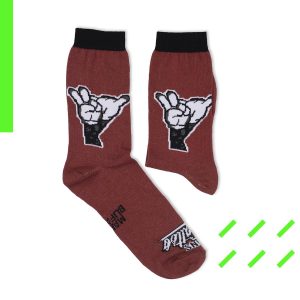 SocksArt - Mark Bufalo "CartoonsTattoo - Sgrunt"   Calze d'Autore Artefrontale