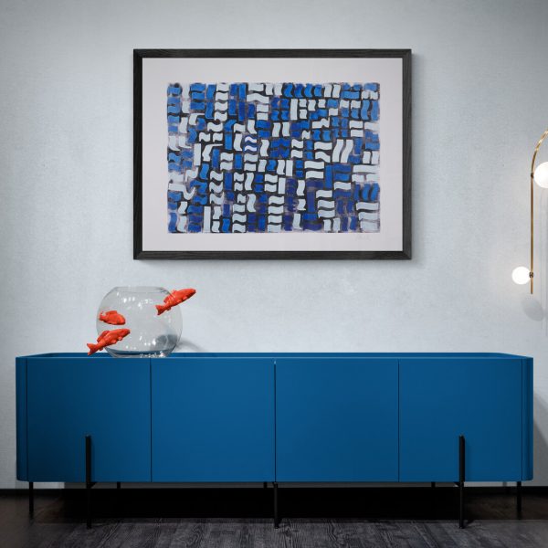 Raul33 “Nomadic Dance Blue Hand Finished”- "Retouchè" - immagine 2