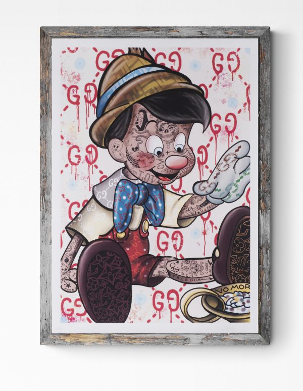 MARK BUFALO CARTOONsTattoo "Pinocchio" - immagine 4