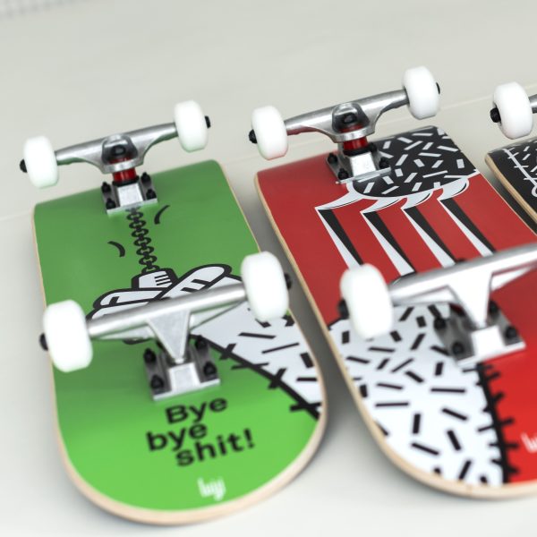 Skateboard  Completo skateART Luigi Notarnicola "BYE BYE SH*T" - immagine 4