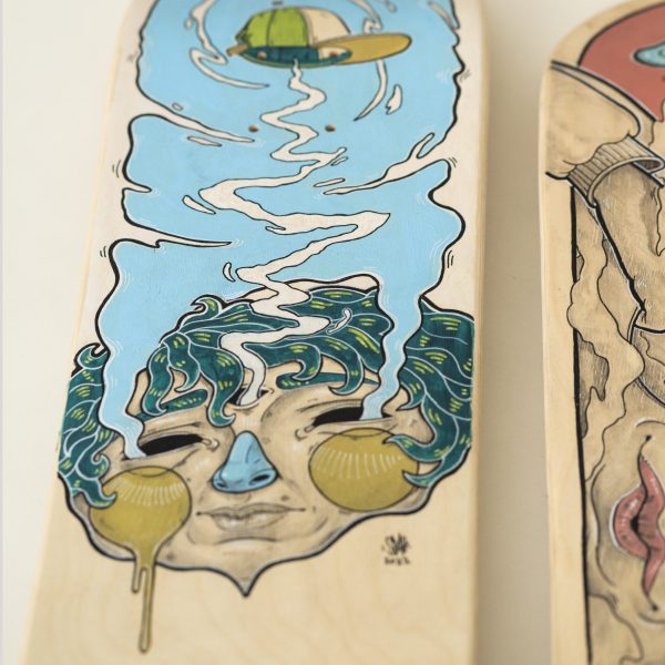 Skateboard skateART ATTILIO SPAGNUOLO "IDEA" - immagine 3
