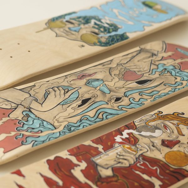Skateboard skateART ATTILIO SPAGNUOLO "IDEA" - immagine 5