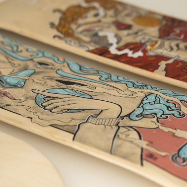 Skateboard skateART ATTILIO SPAGNUOLO "DENTRO DI ME" - immagine 6