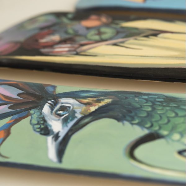 Skateboard skateART ALESSANDRA CARLONI "ROYAL PEACOCK" - immagine 6