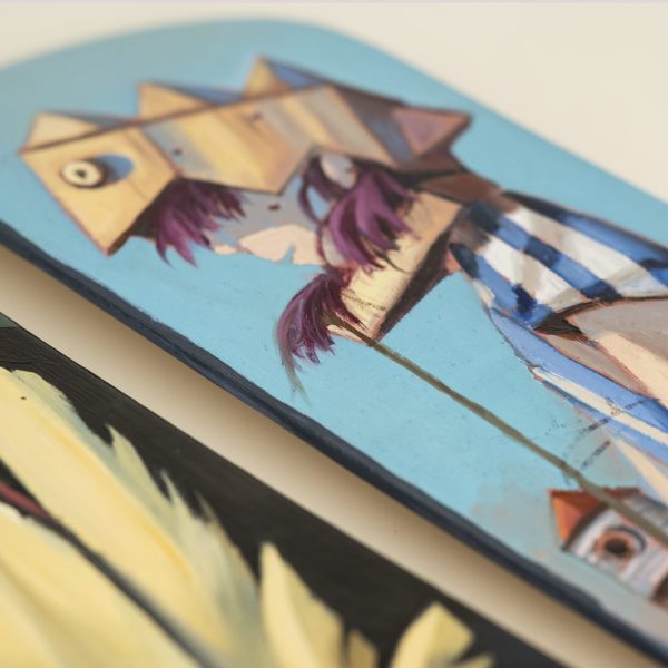 Skateboard skateART ALESSANDRA CARLONI "VIANDANTE DI CITTA' " - immagine 4