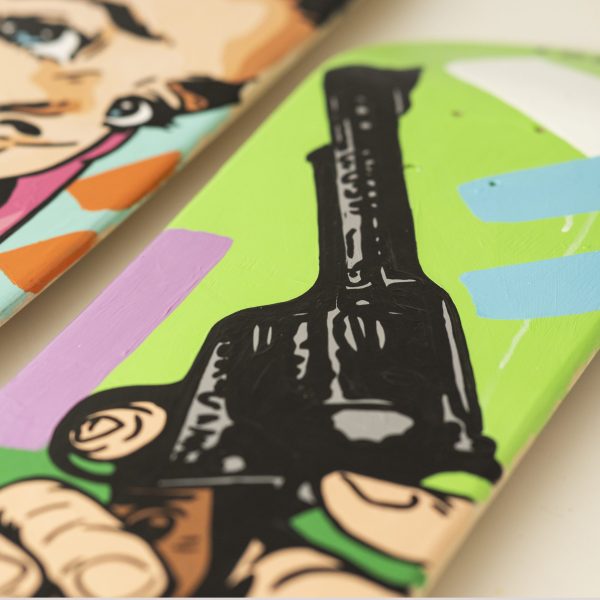 Skateboard skateART ANDREW TOSH "PORTA APERTA" - immagine 6