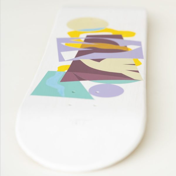 Skateboard skateART LUCAFONT "CITYSCAPE WITH BIRDS" - immagine 5