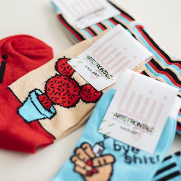 SocksArt - Luigi Notarnicola   "Pop"   Calze d'Autore Artefrontale - immagine 4