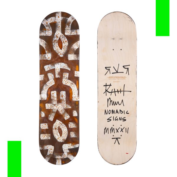 Skateboard skateART RAUL "NOMADIC SIGNS"
