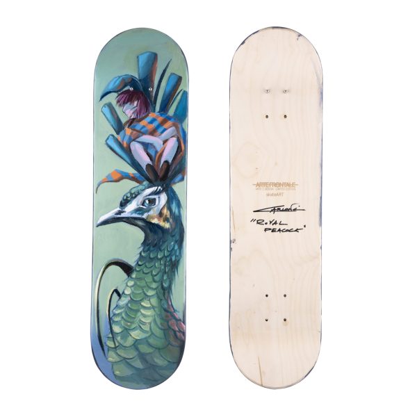 Skateboard skateART ALESSANDRA CARLONI "ROYAL PEACOCK" - immagine 5