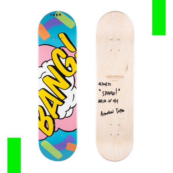 Skateboard skateART ANDREW TOSH "SPARO"