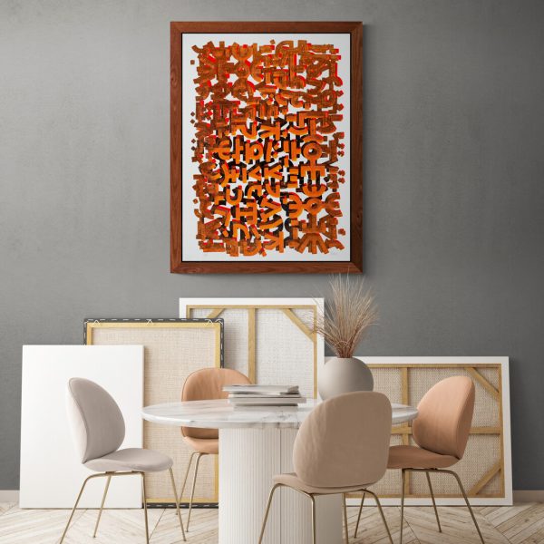 Raul33 "UNIVERSAL LOVE ROSE GOLD ORANGE" - immagine 2