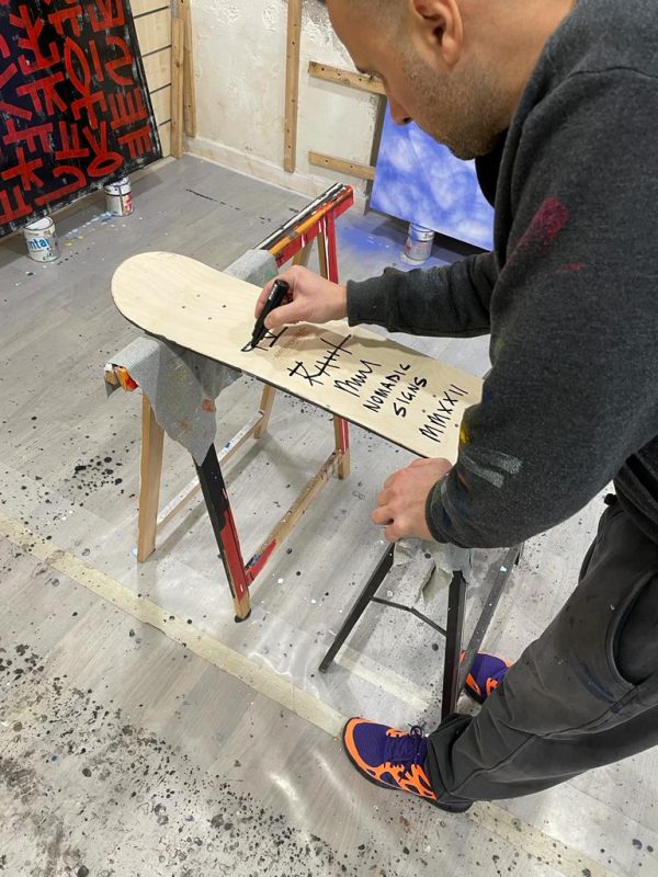 Skateboard skateART RAUL "NOMADIC MASK 1" - immagine 4