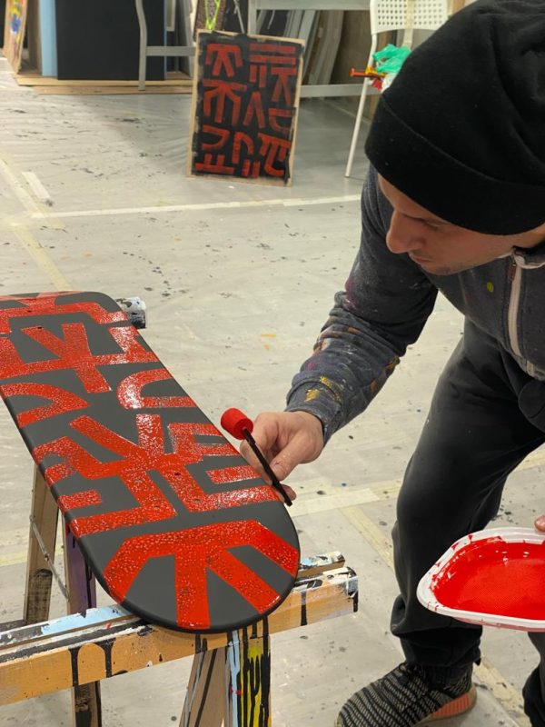Skateboard skateART RAUL "NOMADIC MASK" - immagine 4
