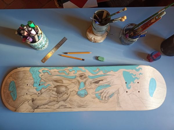 Skateboard skateART ATTILIO SPAGNUOLO "DENTRO DI ME" - immagine 4