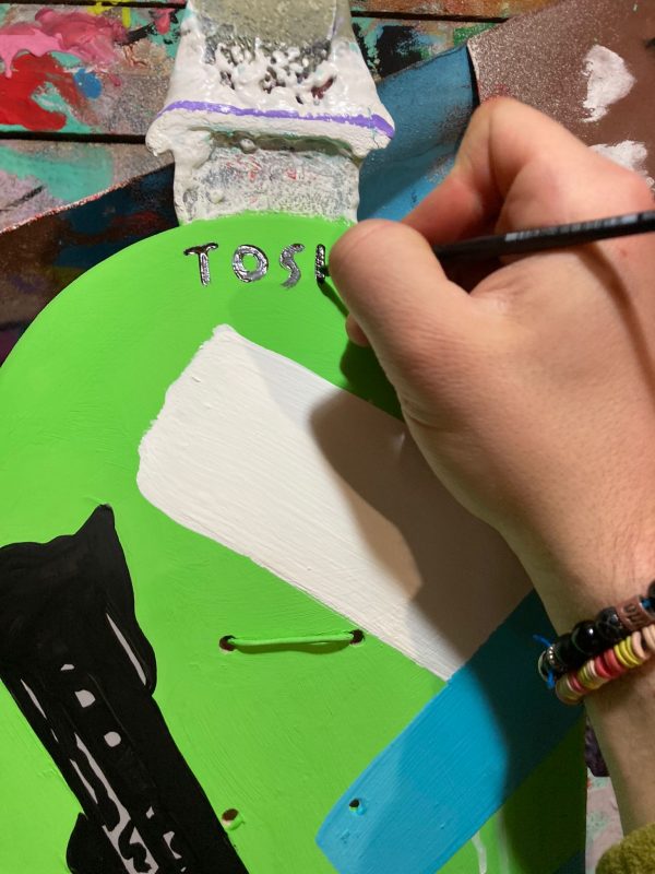 Skateboard skateART ANDREW TOSH "PORTA APERTA" - immagine 7