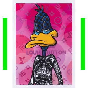 MARK BUFALO CARTOONsTattoo "Daffy"