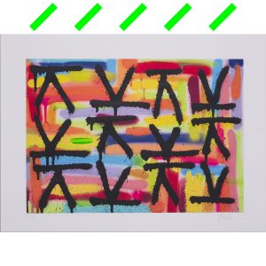 Raul33 “Rainbow Flow Hand Finished”- "Retouchè"