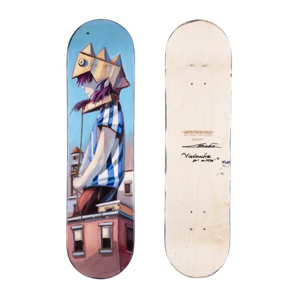 Skateboard skateART ALESSANDRA CARLONI "VIANDANTE DI CITTA' " - immagine 5